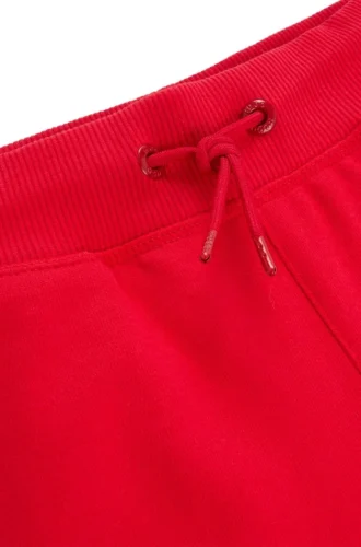 Shorts med logotryck i bomullsblandning