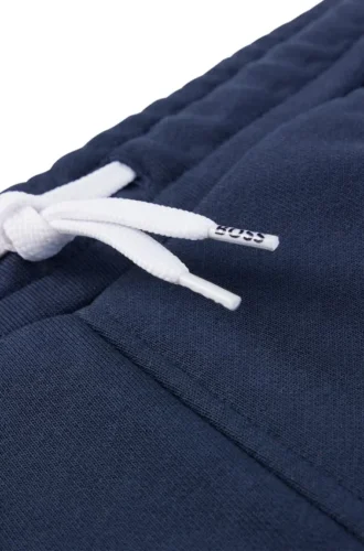 Shorts med logotryck i bomullsblandning