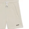 Shorts med logotryck i bomullsblandning Shorts med logotryck i bomullsblandning
