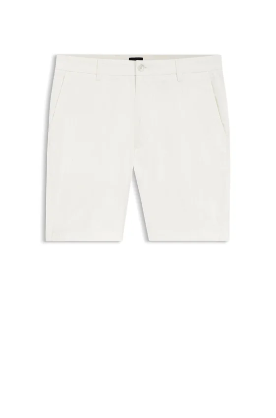 Shorts med modern passform i stretchig bomullstwill Shorts med modern passform i stretchig bomullstwill