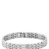 Silverfärgat armband med flerskeddesign