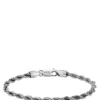 Silverfärgat armband med kedja i repstil