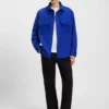 Skjorta i oversized-passform i borstad flanell Skjorta i oversized-passform i borstad flanell