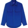 Skjorta i oversized-passform i borstad flanell Skjorta i oversized-passform i borstad flanell
