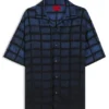 Skjorta i oversized-passform i poplin med rutmönster Skjorta i oversized-passform i poplin med rutmönster