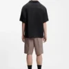 Skjorta i oversized-passform med jacquardmönster