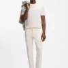 Slim fit-byxor i en stretchig bomullsblandning Slim fit-byxor i en stretchig bomullsblandning