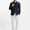 Slim fit-byxor i en stretchig bomullsblandning Slim fit-byxor i en stretchig bomullsblandning