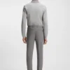 Slim fit-byxor i en stretchig bomullsblandning Slim fit-byxor i en stretchig bomullsblandning