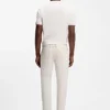Slim fit-byxor i en stretchig bomullsblandning Slim fit-byxor i en stretchig bomullsblandning