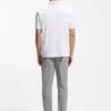 Slim fit-byxor i en stretchig bomullsblandning Slim fit-byxor i en stretchig bomullsblandning