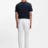 Slim fit-byxor i en stretchig bomullsblandning Slim fit-byxor i en stretchig bomullsblandning