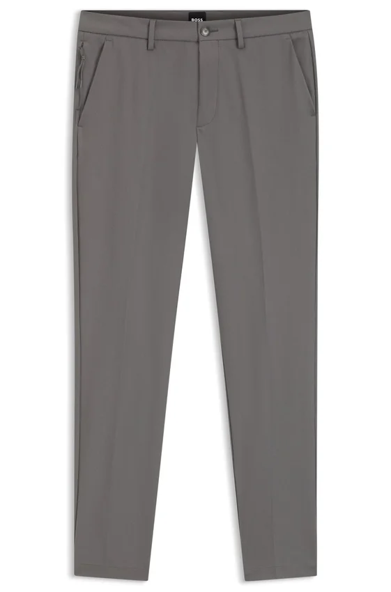 Slim fit-byxor i en stretchig bomullsblandning Slim fit-byxor i en stretchig bomullsblandning