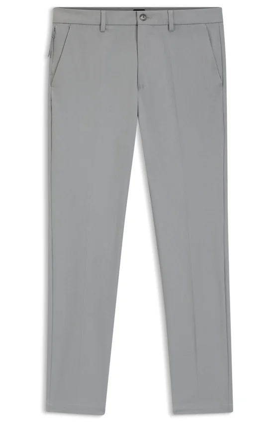 Slim fit-byxor i en stretchig bomullsblandning Slim fit-byxor i en stretchig bomullsblandning