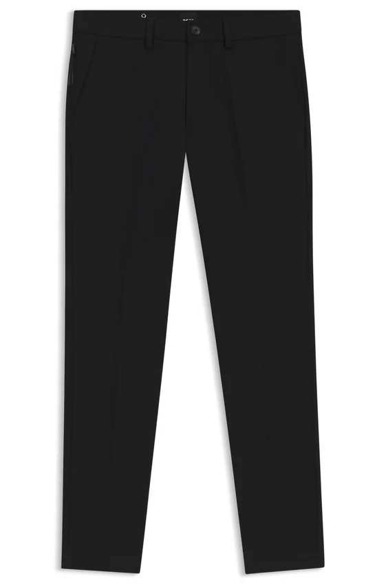Slim fit-byxor i en stretchig bomullsblandning Slim fit-byxor i en stretchig bomullsblandning