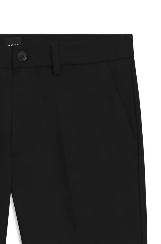 Slim fit-byxor i en stretchig bomullsblandning Slim fit-byxor i en stretchig bomullsblandning