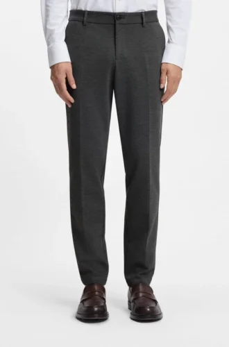 Slim fit-byxor i funktionsstretchtyg