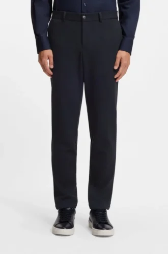 Slim fit-byxor i funktionsstretchtyg