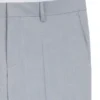 Slim fit-byxor i mönstrad stretchchiffong