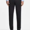 Slim fit-byxor i serge av nyull