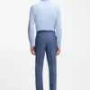 Slim fit-byxor i serge av nyull