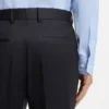 Slim fit-byxor i serge av nyull
