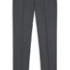 Slim fit-byxor i serge av nyull
