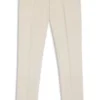 Slim fit-byxor i serge av nyull