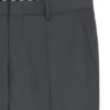 Slim fit-byxor i serge av nyull