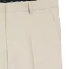 Slim fit-byxor i serge av nyull