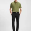 Slim fit-byxor i stretchbomull