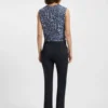 Slim fit-byxor i stretchbomull