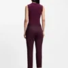 Slim fit-byxor i stretchbomull