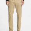 Slim fit-byxor i stretchig bomullsgabardin Slim fit-byxor i stretchig bomullsgabardin
