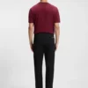 Slim fit-byxor i stretchig bomullsgabardin Slim fit-byxor i stretchig bomullsgabardin
