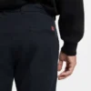 Slim fit-byxor i stretchig bomullsgabardin