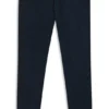 Slim fit-byxor i stretchig bomullsgabardin