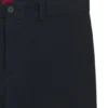 Slim fit-byxor i stretchig bomullsgabardin