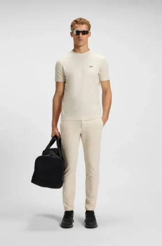 Slim fit-byxor i vattenavvisande stretchtyg