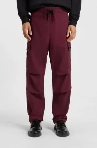 Slim fit-cargobyxor i ripstop-bomull