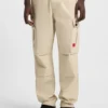 Slim fit-cargobyxor i ripstop-bomull