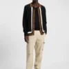 Slim fit-cargobyxor i ripstop-bomull