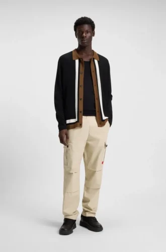 slim fit cargobyxor i ripstop bomull 2 3 330x500 - Slim fit-cargobyxor i ripstop-bomull