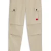 Slim fit-cargobyxor i ripstop-bomull