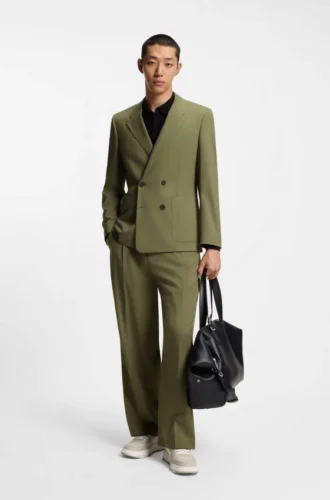 Slim fit-jacka i stretchripstop