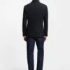 Slim fit-jacka med integrerad väst