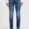 Slim fit-jeans i delawareblått, bekvämt stretchdenim Slim fit-jeans i delawareblått, bekvämt stretchdenim