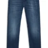 Slim fit-jeans i delawareblått, bekvämt stretchdenim Slim fit-jeans i delawareblått, bekvämt stretchdenim