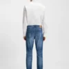 Slim fit-jeans i delawareblått, bekvämt stretchdenim Slim fit-jeans i delawareblått, bekvämt stretchdenim