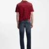Slim fit-jeans i mörkblå stretchdenim Slim fit-jeans i mörkblå stretchdenim